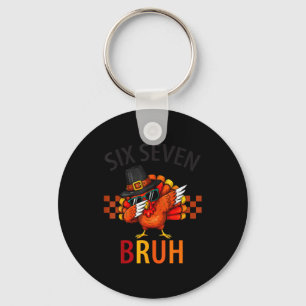 Sex Sju Bruh Dabbing Turk Thanksgiving 67 Meme Nyckelring