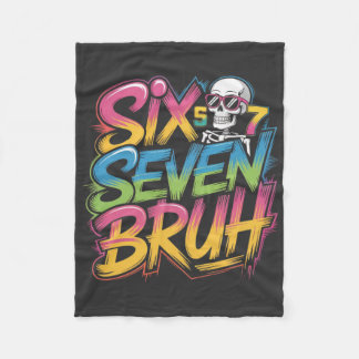 sex sju bruh fleecefilt