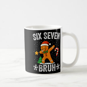 Sex Sju Bruh Pepparkaka Dabbing Roligt Jul Kaffemugg