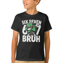 Sex Sju Bruh Rolig Irländsk Shamrock Dabbing