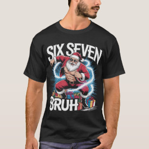 Sex Sju Bruh Rolig Jul Tröja Sönderriven Muskulö
