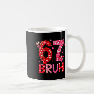 Sex Sju Bruh Roligt 67 Meme Alla Hjärtans Dag Män Kaffemugg