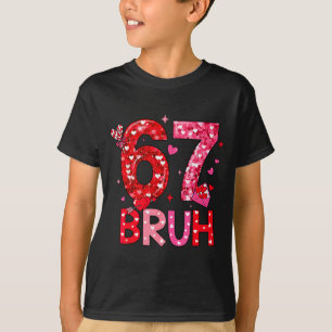 Sex Sju Bruh Roligt 67 Meme Alla Hjärtans Dag Män T Shirt