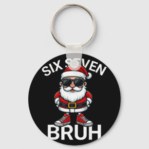 Sex Sju Bruh Roligt 67 Meme Jul Tomte Nyckelring