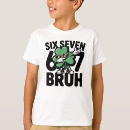 Sex Sju Bruh Roligt Shamrock Dabba St Patricks T Shirt