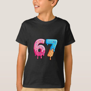Sex Sju Glass Drip Cool Meme 67 Rollig Nummer T Shirt