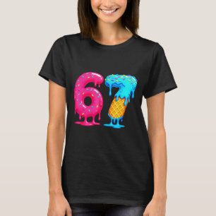 Sex Sju Glass Drip Cool Meme 67 Rollig Nummer T Shirt
