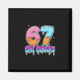 Sex Sju Glass Dropp Cool Meme 67 Rollig Gen Al Magnet
