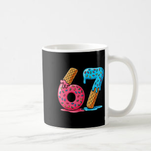 Sex Sju Glass Dropp Cool Meme 67 Rollig Nummer Kaffemugg