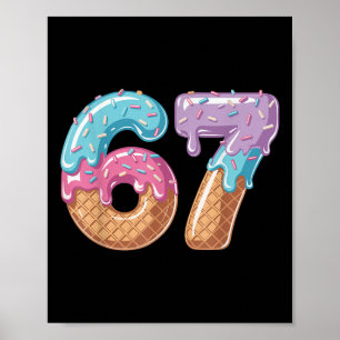 Sex Sju Glass Dropp Roligt 67 Meme Nummer 6 An Poster