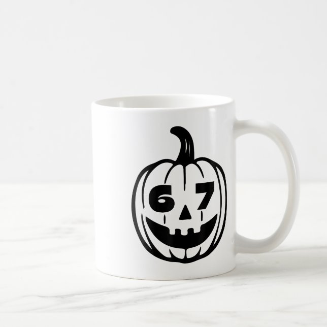 Sex Sju Halloween-kostym för studenter lärare  Kaffemugg (Höger)
