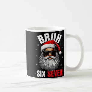 Sex Sju Jul Bruh Tomte Pojkar Män Roligt Meme Kaffemugg