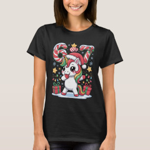 Sex Sju Jul Enhörning Meme Rolig Söt Helgdag T Shirt