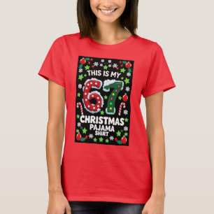Sex Sju Jul T-Shirt 6 7 Meme Jul Pyjamas