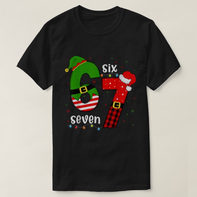 Sex Sju Jul Tomte Meme T Shirt (Design framsida)