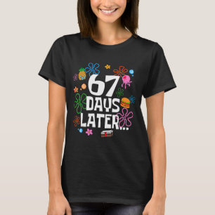 Sex Sju Meme 67 Dagar Av Skolan Sen Rolig Lärare T Shirt
