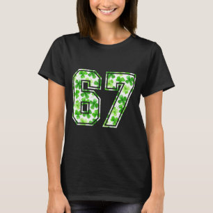Sex sju meme 67 st patricks day shamrock 6 7 mem t shirt