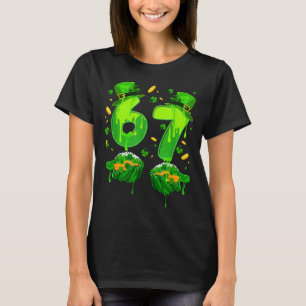 Sex sju meme 67 st patrick's day shamrock t shirt