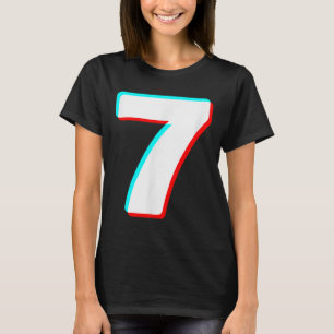 Sex Sju Meme 7 Kostym Halloween Par Matchande T Shirt