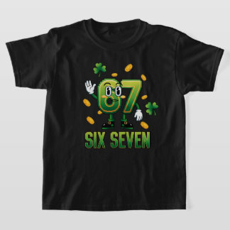 sex sju meme Saint Patrick dag 2026 T Shirt
