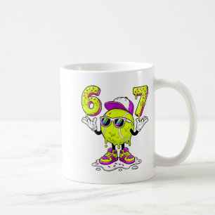 Sex Sju Meme Tennis Glass Isglass Dropp 67 För Bar Kaffemugg
