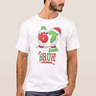 Sex Sju Roliga Jul Tonåring Meme T Shirt