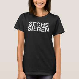 Sex Sju Tyska, tysk t-shirt, sex sju T Shirt