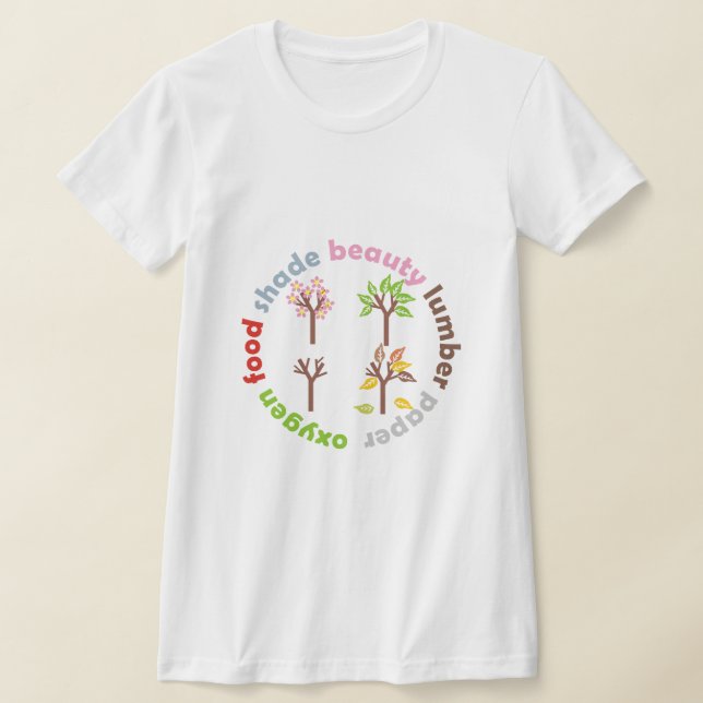 Sex skäl att anlägga ett Träd Tee Shirt (Laydown)
