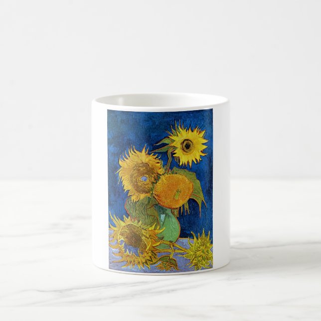 Sex solblommor, Van Gogh Kaffemugg (Center)