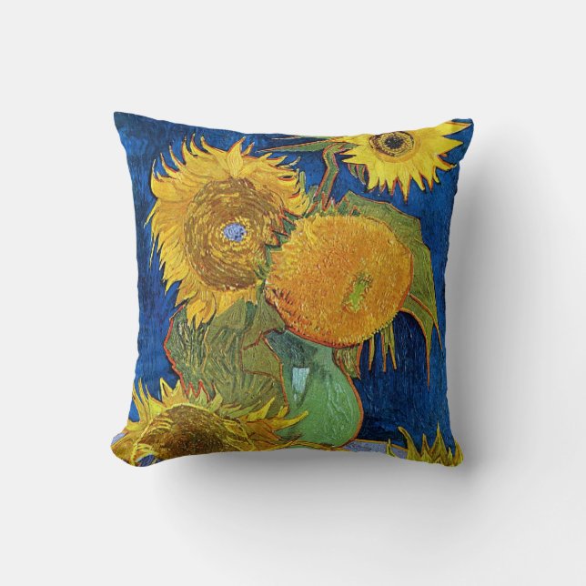 Sex solblommor, Van Gogh Kudde (Framsida)