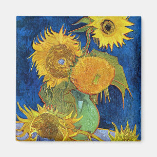 Sex solblommor, Van Gogh Magnet