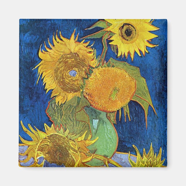 Sex solblommor, Van Gogh Magnet (Framsidan)