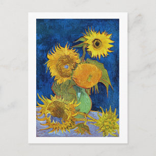 Sex solblommor, Van Gogh Vykort