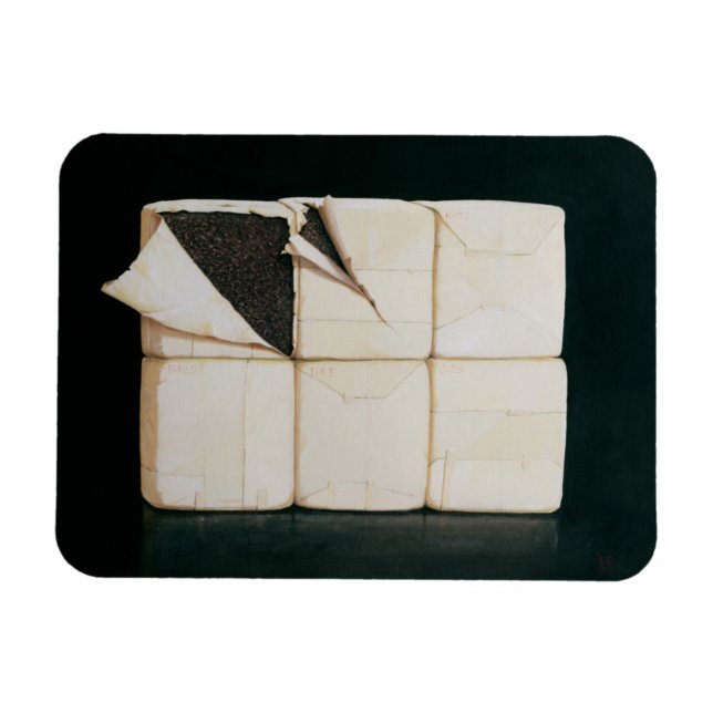 Sex staplade Paket Magnet (Horisontell)