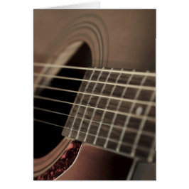 Sex String Brown Acoustic Guitar OBS Kort