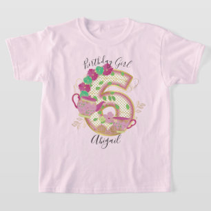Sex Tea Party Birthday Girl   BLOMMIGT T Shirt