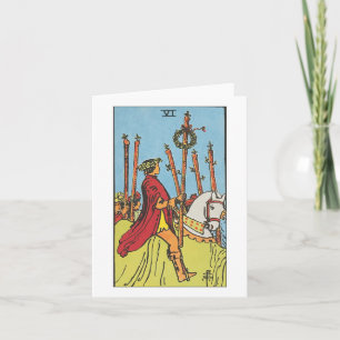 Sex trollspön - Rider Waite Smith tarot Kort