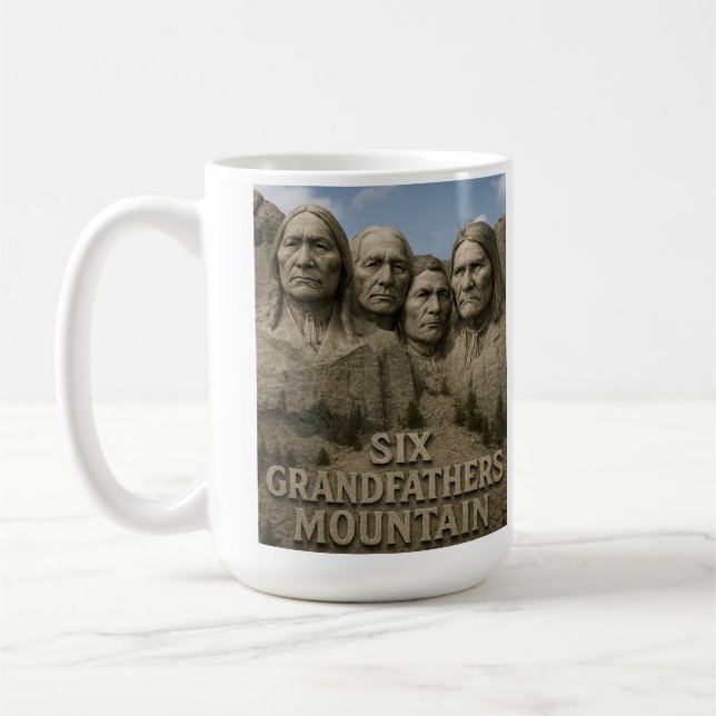 Sex urfäder kaffemugg (Vänster)