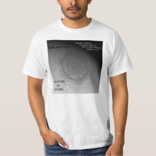 Sexhörnig "storm", Saturns nordpolen - Icke? T-shirt