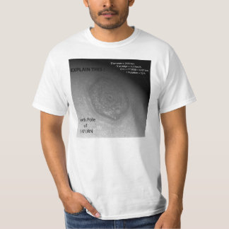 Sexhörnig "storm", Saturns nordpolen - Icke? T-shirt