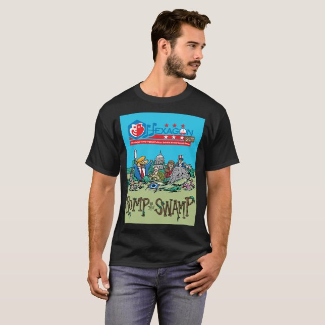Sexhörning 2019: Stojar i träskmörkT-tröja T Shirt (Hel framsida)