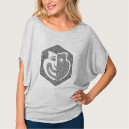 Sexhörning bästa etsad logotyp t shirt