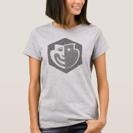 Sexhörning bästa etsad logotyp t shirt