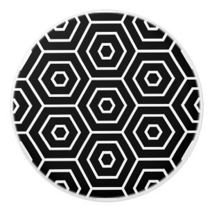 Sexhörningar texturerar det geometriska mönster knopp