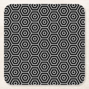 Sexhörningar texturerar det geometriska mönster underlägg papper kvadrat