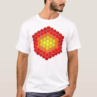 Sexhörnings-/kubmönsterT-tröja Tee Shirt