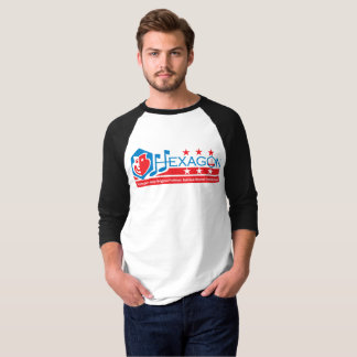 Sexhörningslogotypmanar skjorta för baseball t shirt