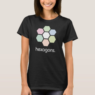 Sexhörningsmörkskjorta Tee