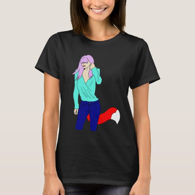 sexig flicka   t shirt (Framsida)