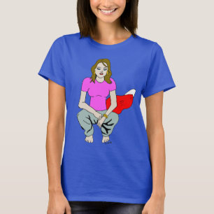 sexig flicka t shirt